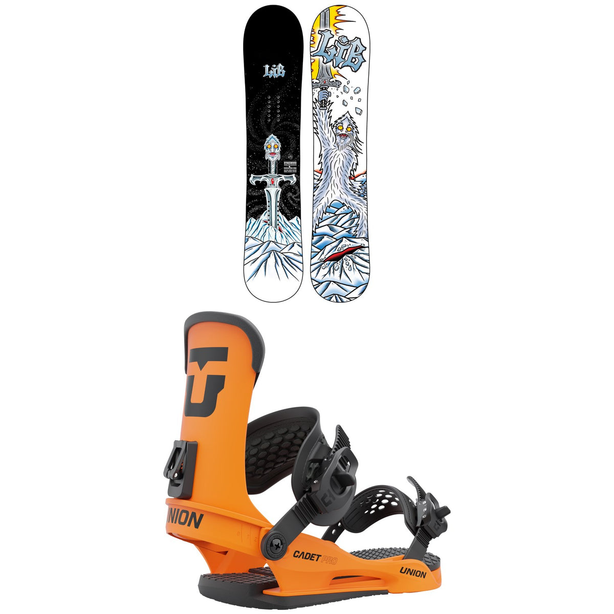 Lib Tech Dynasword C3 Snowboard + Union Cadet Pro Snowboard Bindings - Kids' 2022