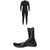 Quiksilver 4/3 Syncro Chest Zip GBS Wetsuit + 3mm M-Sessions Split Toe Wetsuit Boots