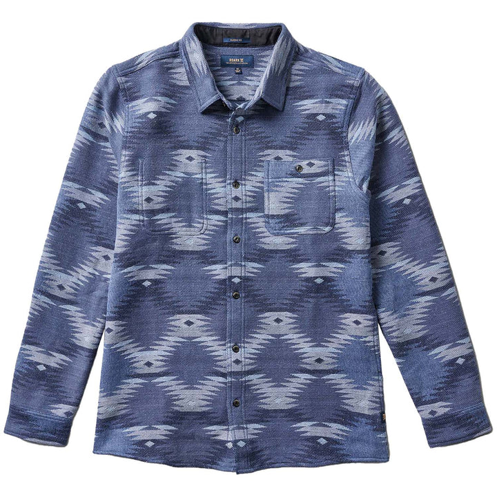 Roark Teton Long-Sleeve Shirt - Men's Blue Grey