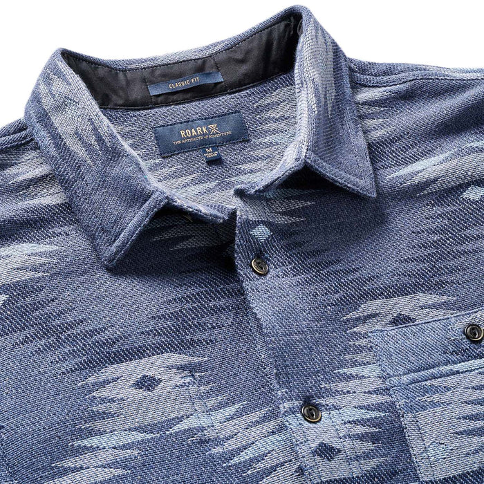 Roark Teton Long-Sleeve Shirt - Men's Blue Grey