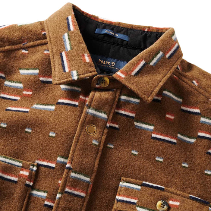 Roark Andes Long-Sleeve Flannel Shirt - Men's Dark Khaki