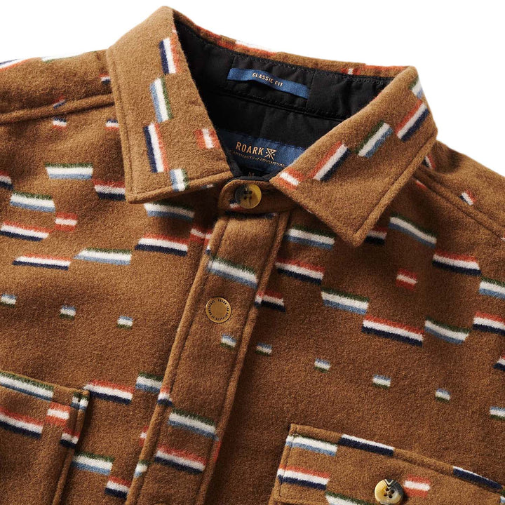 Roark Andes Long-Sleeve Flannel Shirt - Men's Dark Khaki