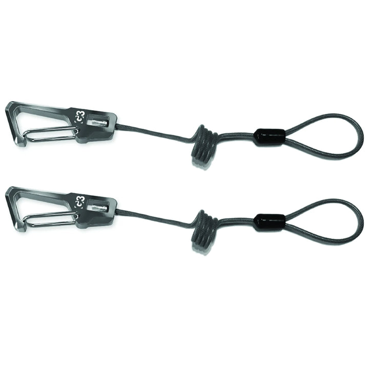 G3 Coiled Ski Leashes 2022 Black