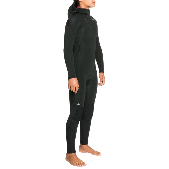 Quiksilver 4/3 Everyday Sessions Chest Zip GBS Hooded Wetsuit - Boys' Black