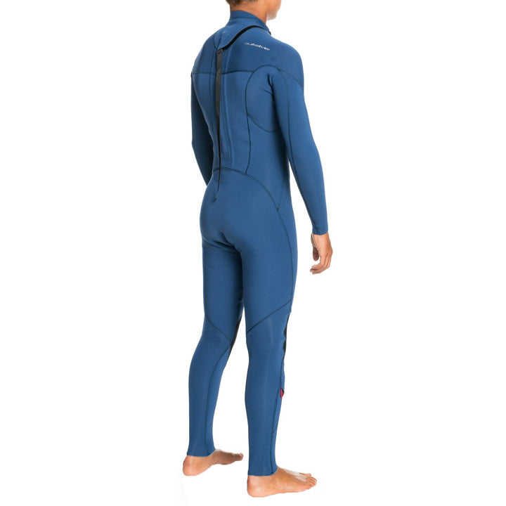 Quiksilver 4/3 Everyday Sessions Back Zip GBS Wetsuit - Boys' Insignia Blue