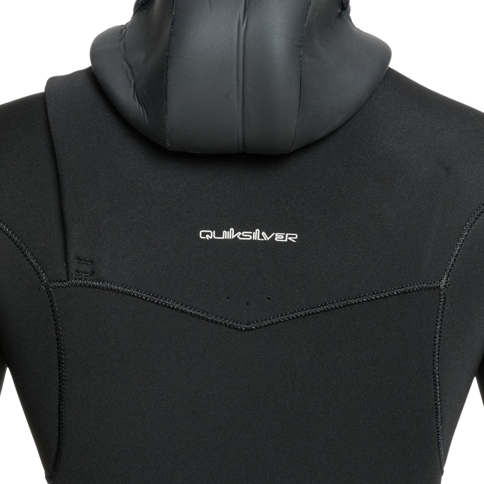 Quiksilver 4/3 Everyday Sessions Chest Zip GBS Hooded Wetsuit - Boys' Black