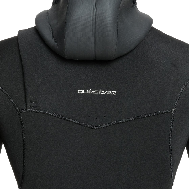 Quiksilver 4/3 Everyday Sessions Chest Zip GBS Hooded Wetsuit - Boys' Black