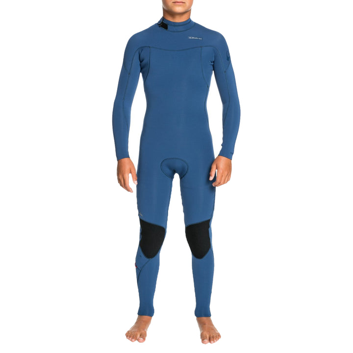 Quiksilver 4/3 Everyday Sessions Back Zip GBS Wetsuit - Boys' Insignia Blue