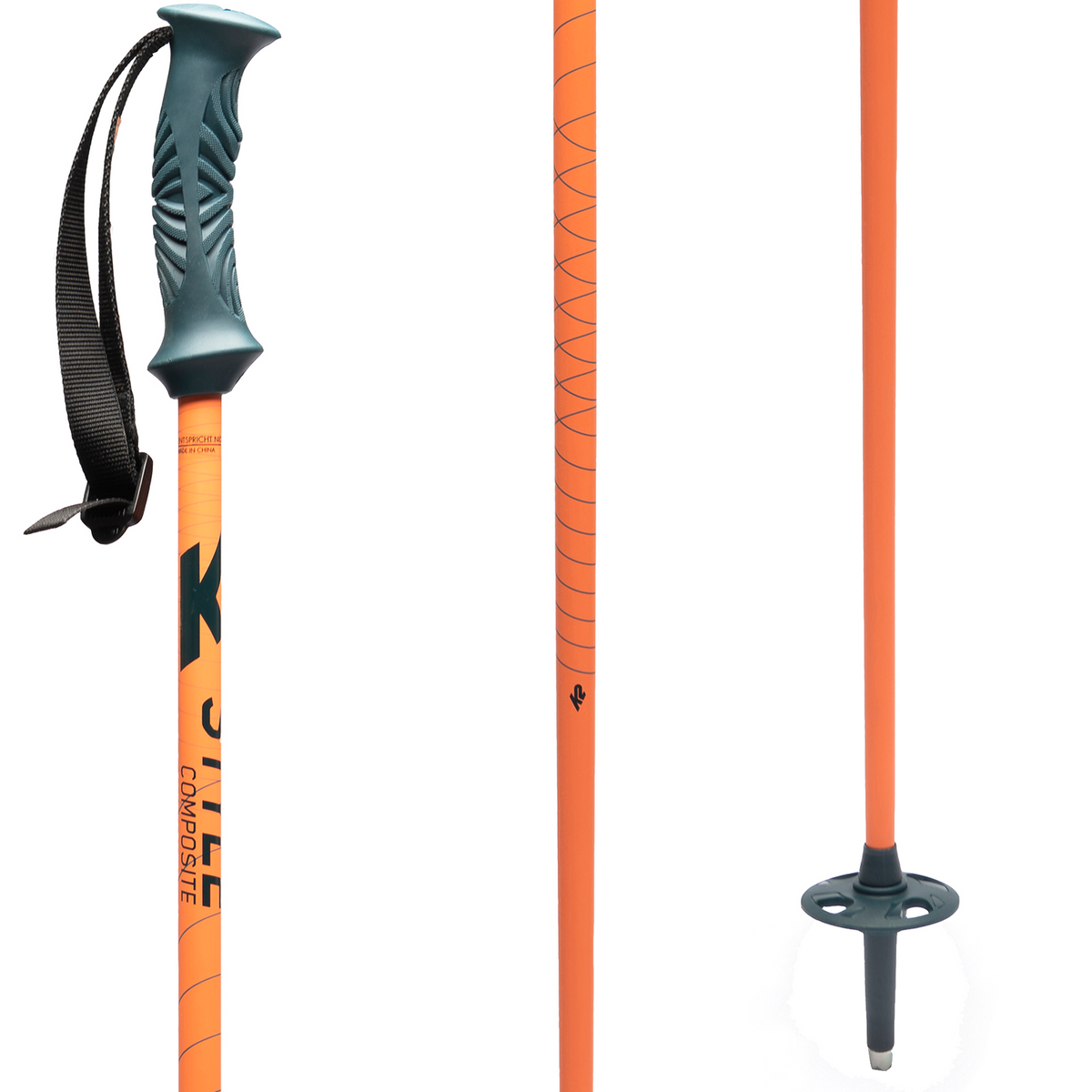 K2 Style Composite Ski Poles - Women's 2022 Coral
