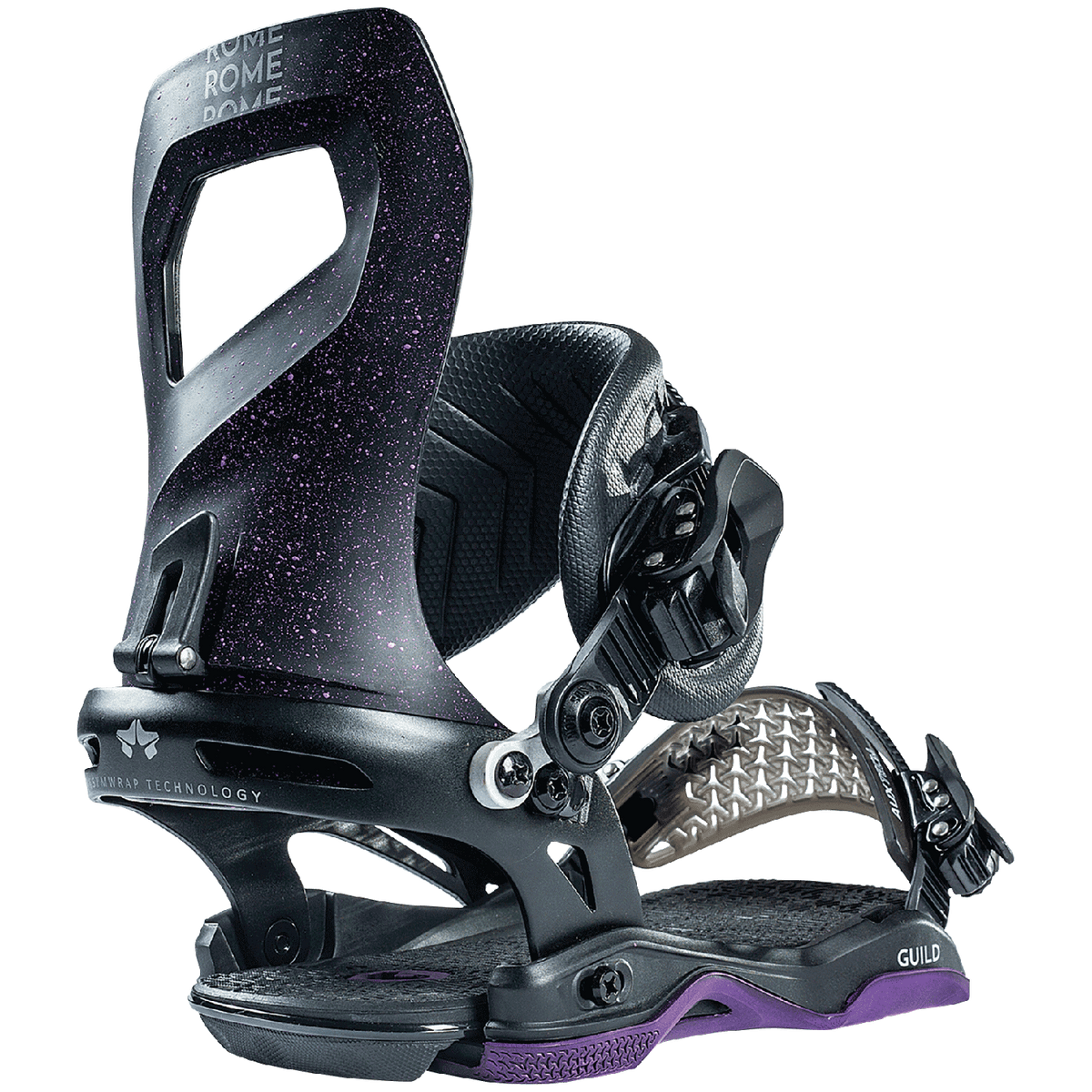 Rome Guild Snowboard Bindings 2022 Black