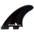 FCS II Carver Glass Flex Medium Tri Fin Set