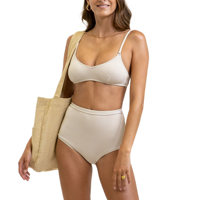 Rhythm Noumea Boy Leg Bikini Bottoms - Women's Natural