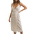Rhythm Eve Wrap Slip Dress - Women's Natural