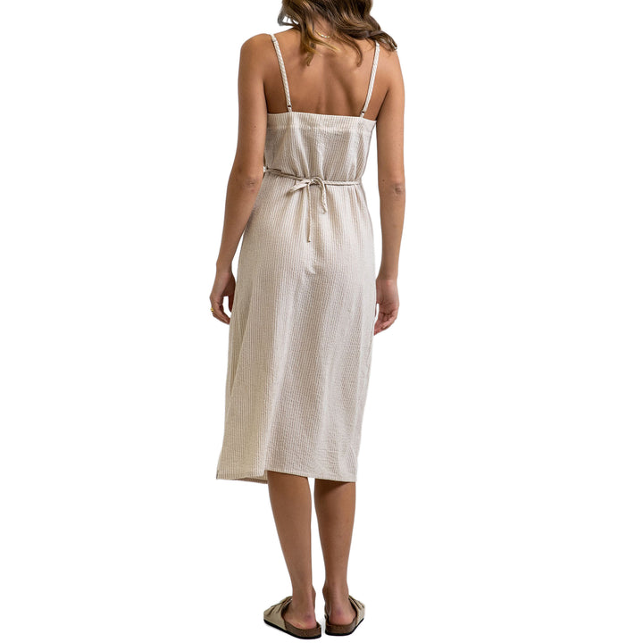 Rhythm Eve Wrap Slip Dress - Women's Natural