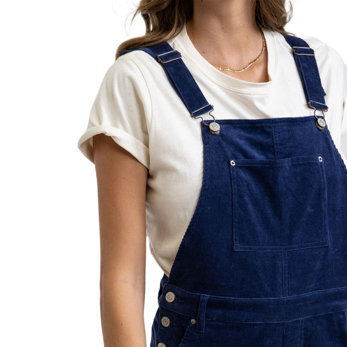 Rhythm Mila Corduroy Overalls - Women's Navy