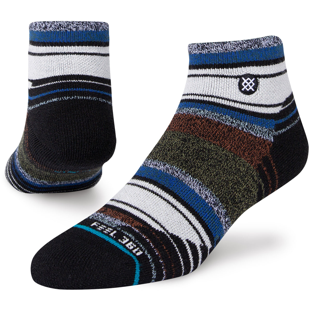 Stance Troposphere Quarter Socks - Unisex Black