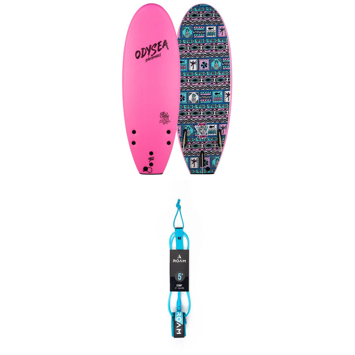 Catch Surf Odysea 5'0 Pro Stump Thruster - JOB Surfboard + Roam Comp 5' Leash
