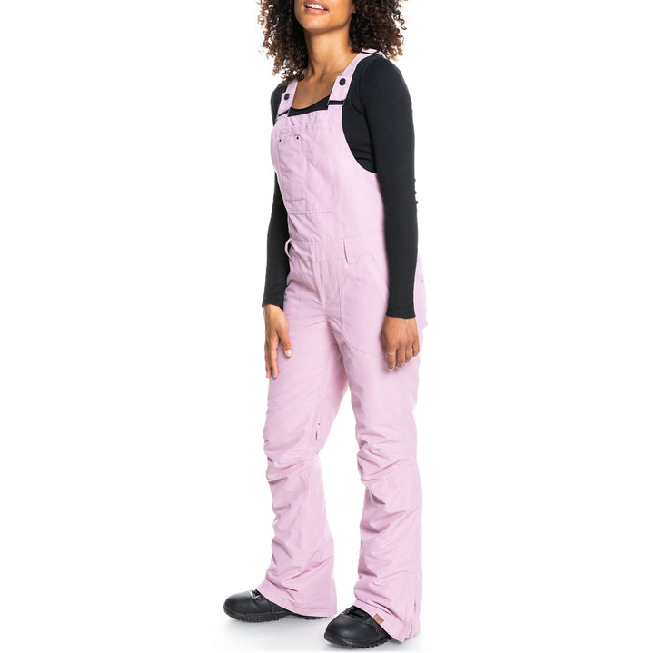 Roxy Rideout Bibs - Women's Dawn Pink