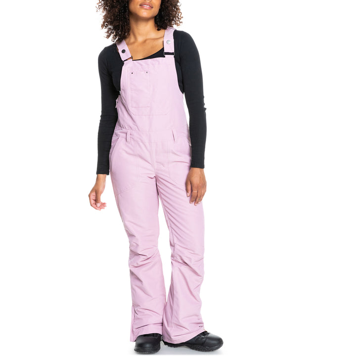 Roxy Rideout Bibs - Women's Dawn Pink