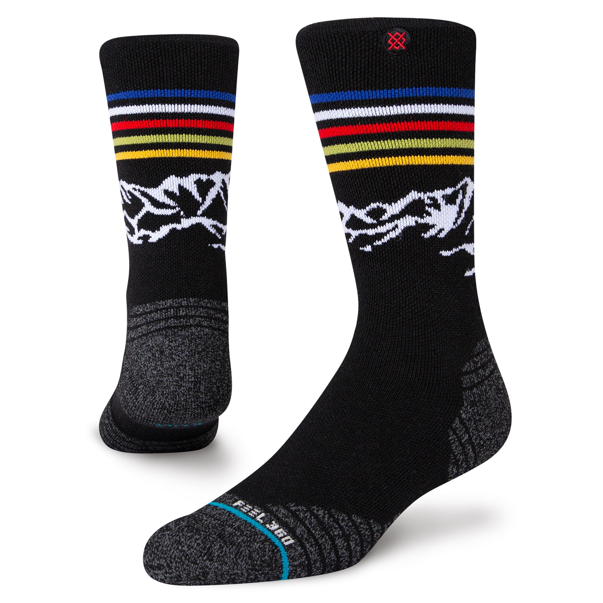 Stance Fish Tail Socks - Unisex Black