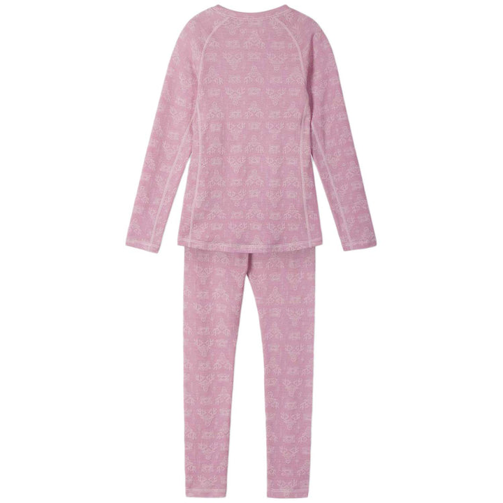 Reima Taival Thermal Baselayer Set - Kids' Rosy Pink