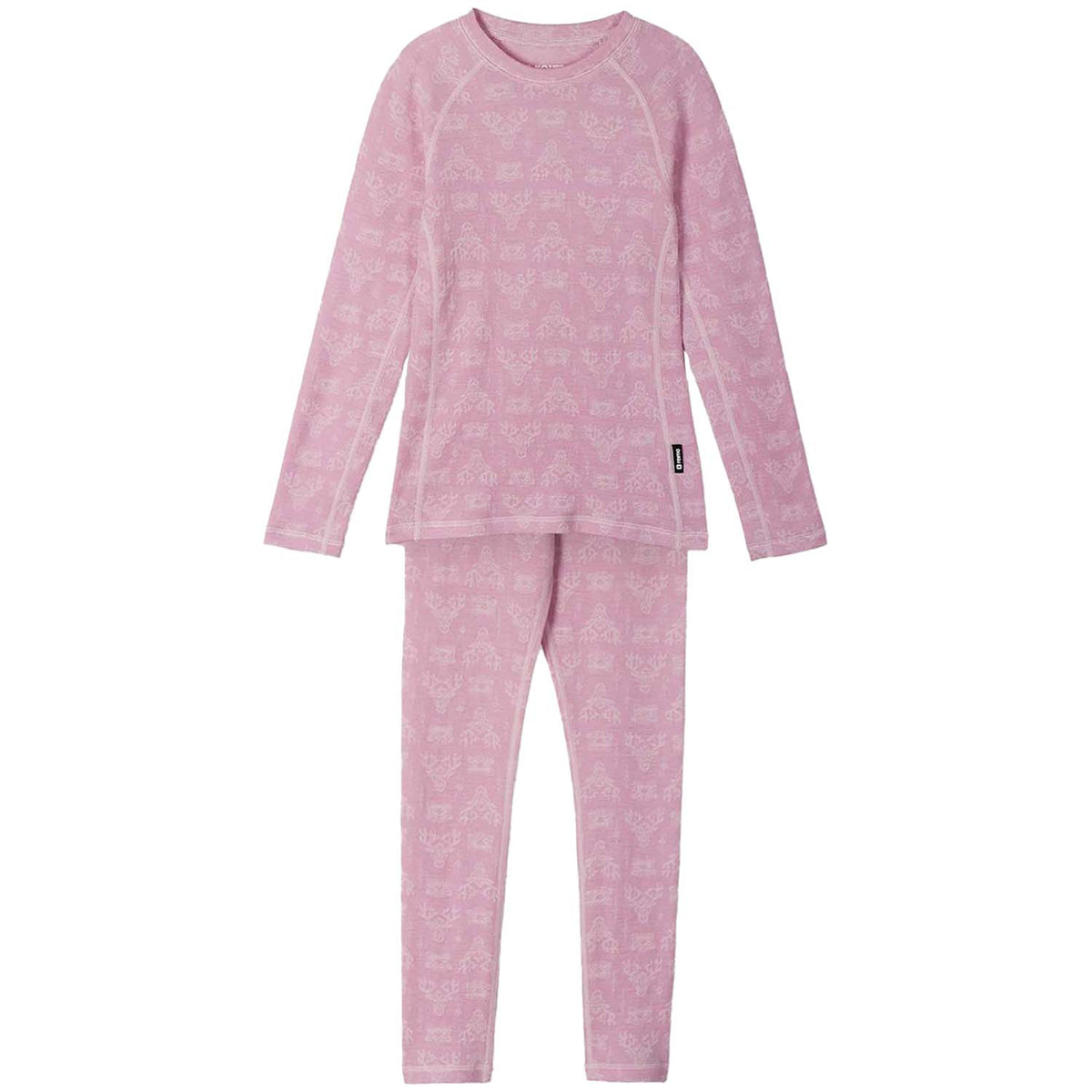 Reima Taival Thermal Baselayer Set - Kids' Rosy Pink