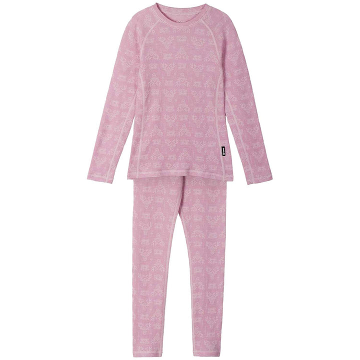 Reima Taival Thermal Baselayer Set - Kids' Rosy Pink