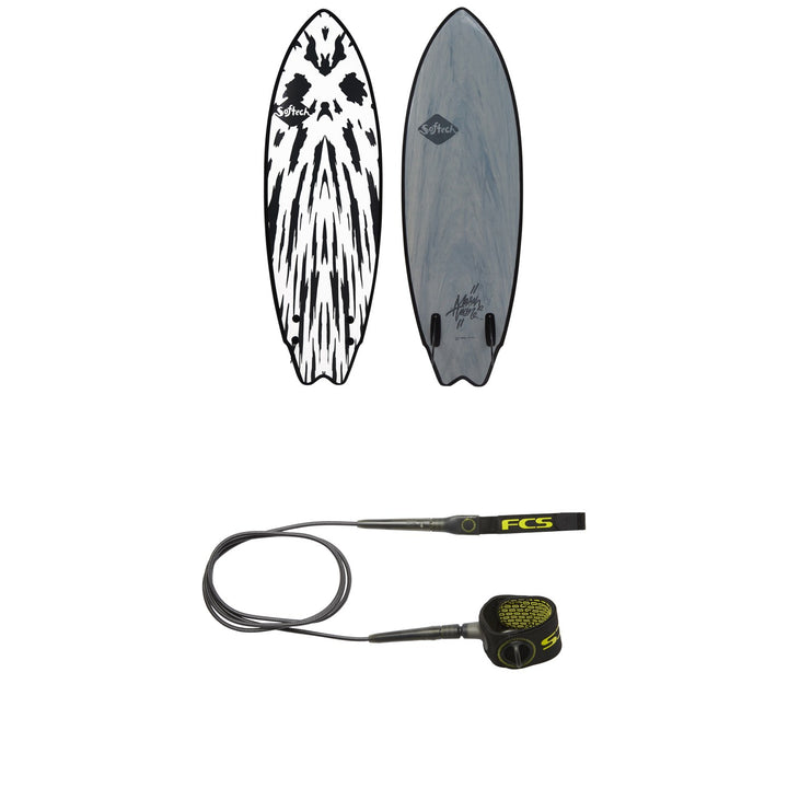 Softech Mason Twin FCS II 5'6" Surfboard + FCS 6' Freedom Leash