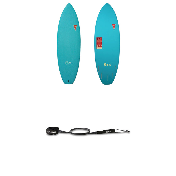 JJF by Pyzel Gremlin 5'6" Surfboard + Dakine John John Florence Comp 6' Leash