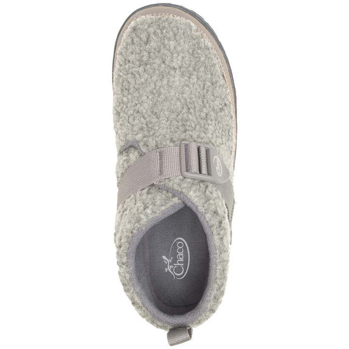 Chaco Ramble Fluff Slippers - Women's Light Gray
