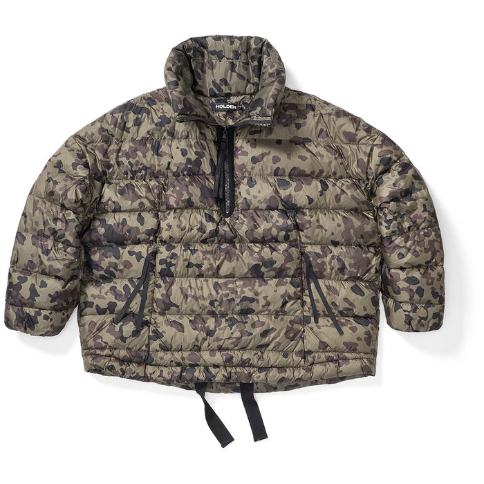 Holden Oversized Down Half-Zip Jacket - Women's Vintage Army Camo