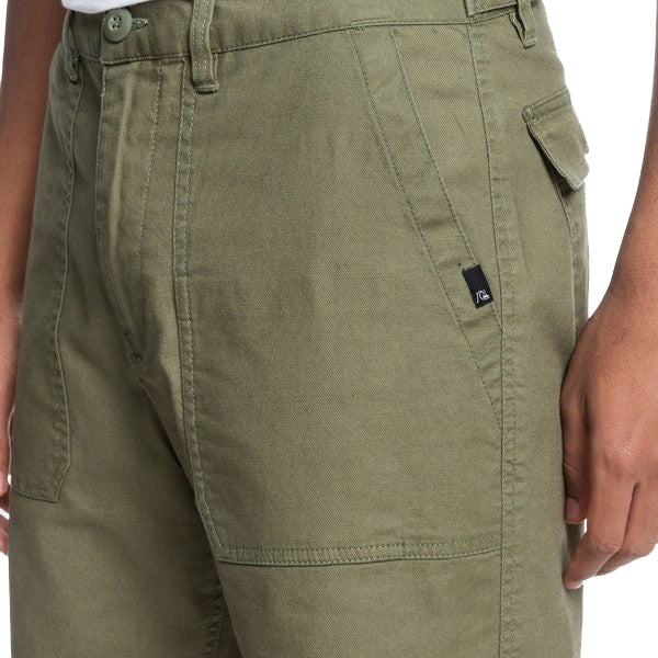 Quiksilver Fatigue Stretch Shorts - Men's Four Leaf Clover