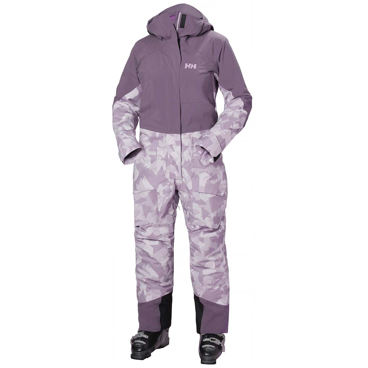 Helly Hansen Mono Material Powder Suit - Women's Dusty Syrin Winter Camo