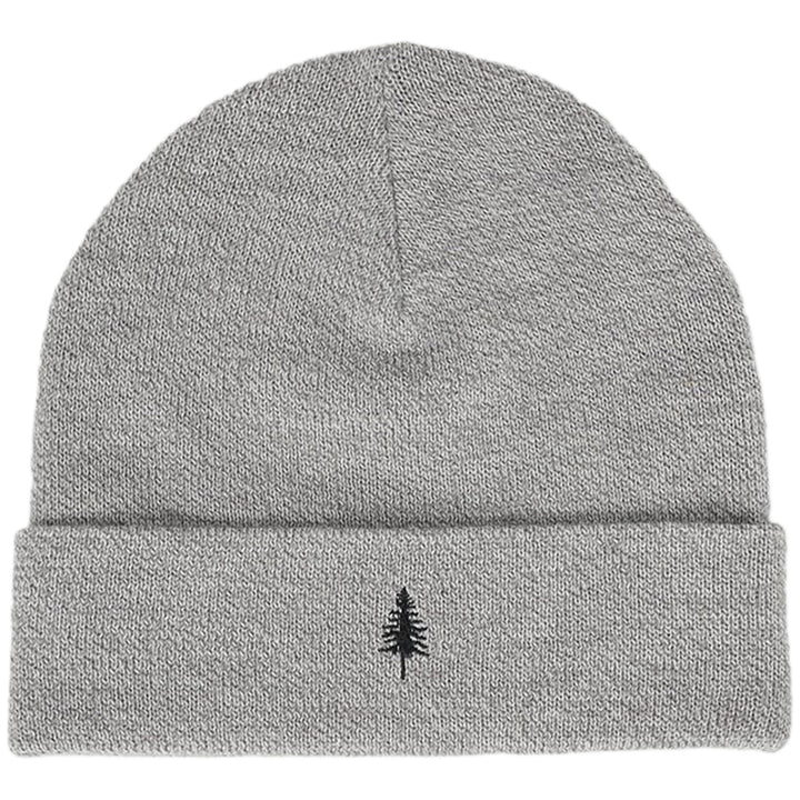 Tentree Tree Embroidery Kurt Beanie Hi Rise Grey Marled