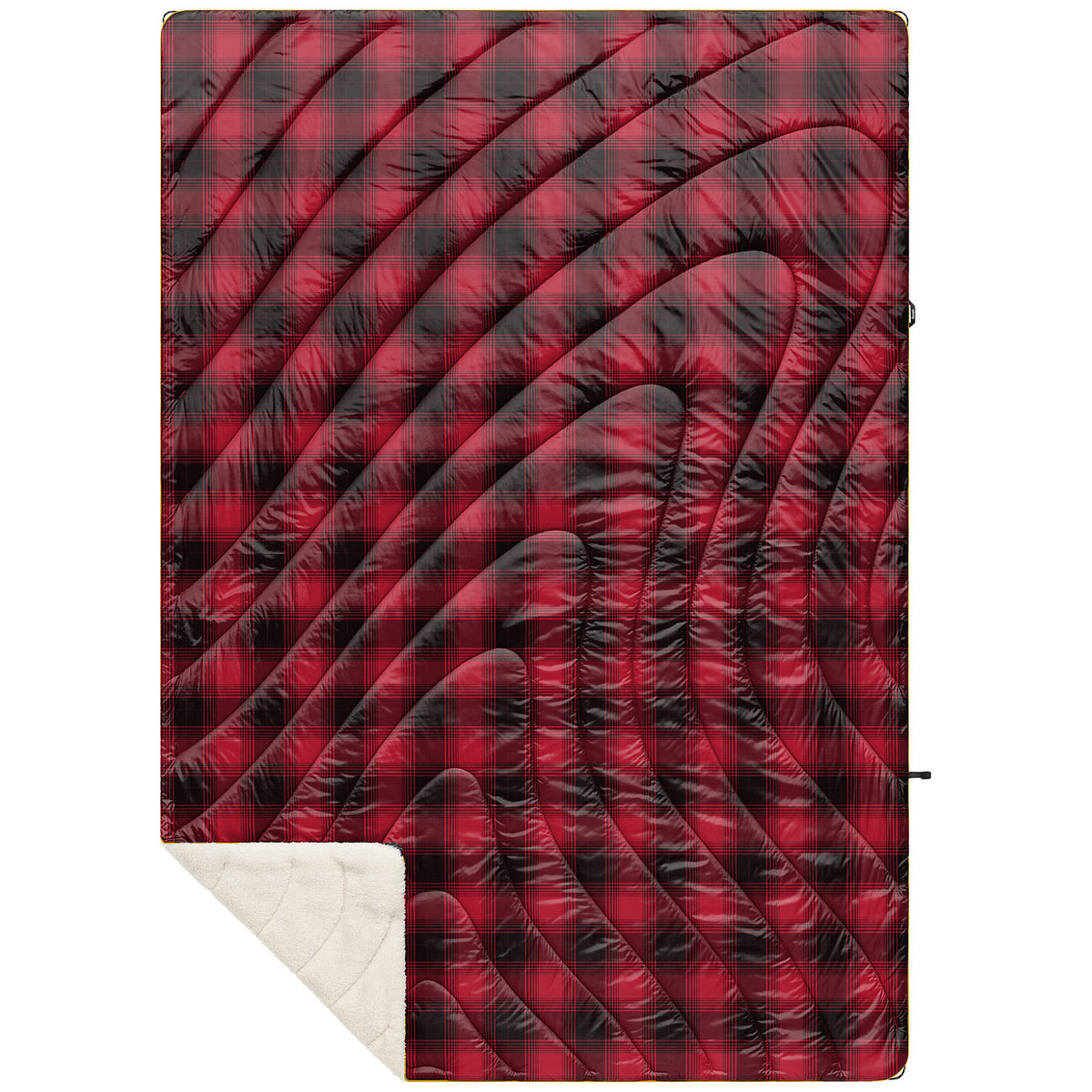 Rumpl The Sherpa Puffy Blanket Jr. Ombre Plaid