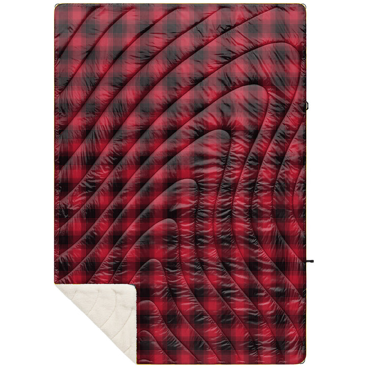 Rumpl The Sherpa Puffy Blanket Jr. Ombre Plaid