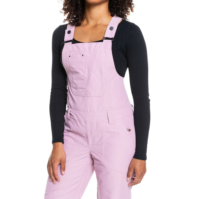 Roxy Rideout Bibs - Women's Dawn Pink