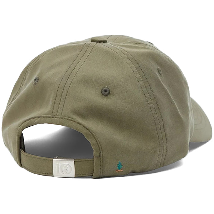 Tentree Sasquatch Tencel Peak Hat Olive Night Green