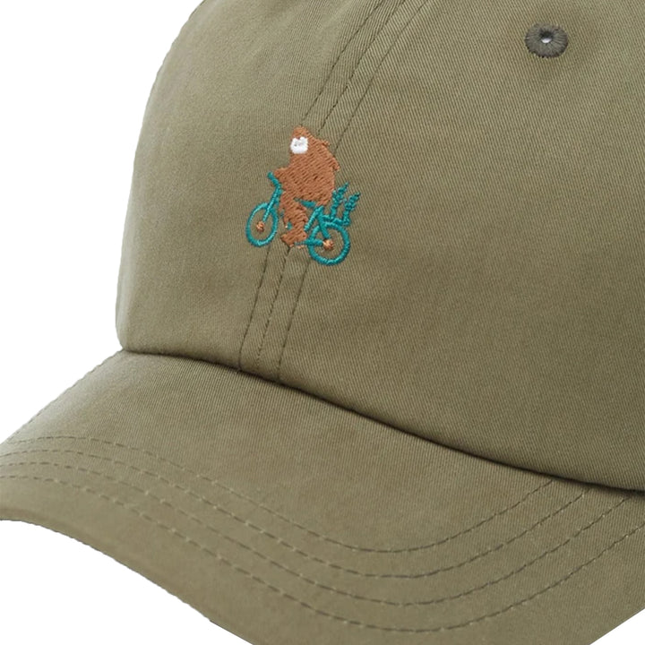 Tentree Sasquatch Tencel Peak Hat Olive Night Green