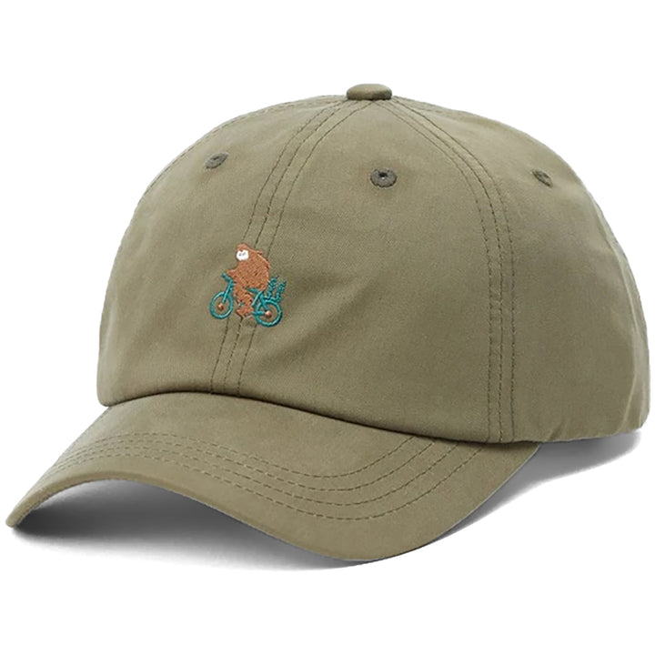 Tentree Sasquatch Tencel Peak Hat Olive Night Green