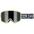 Ashbury Arrow Goggles Stripes/Silver Mirror+Yellow