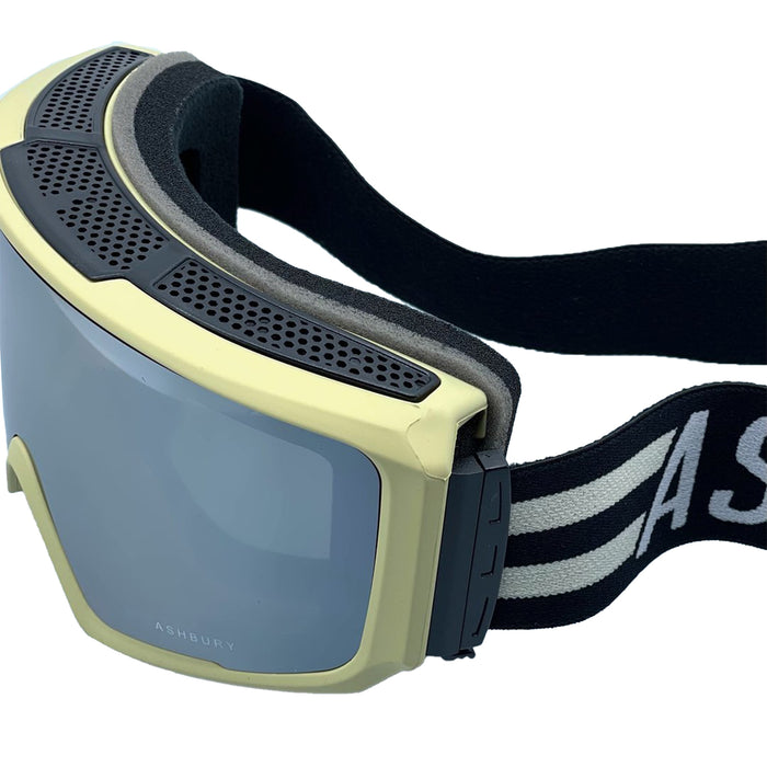Ashbury Arrow Goggles Stripes/Silver Mirror+Yellow