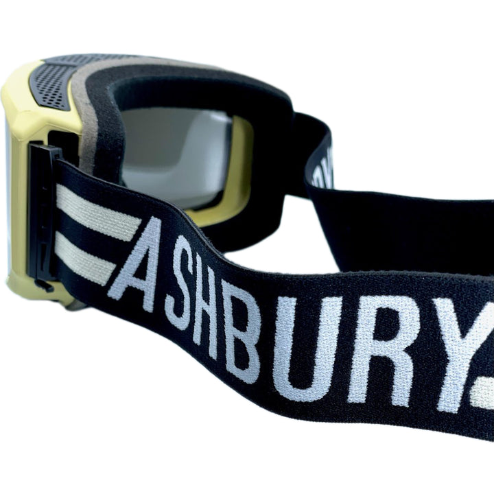 Ashbury Arrow Goggles Stripes/Silver Mirror+Yellow