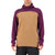 MONS ROYALE Yotei Power Hood Long Sleeve Top - Men's Toffee / Wine