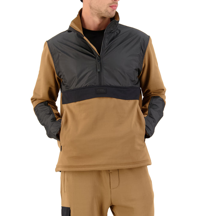 MONS ROYALE Decade Mid Pullover - Men's Toffee