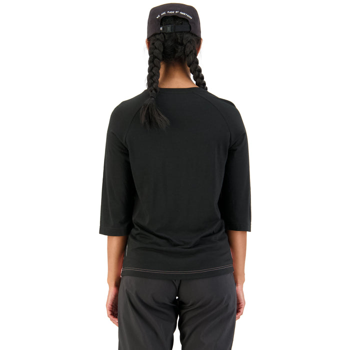 MONS ROYALE Tarn Raglan 3/4 Jersey - Women's Black Candy