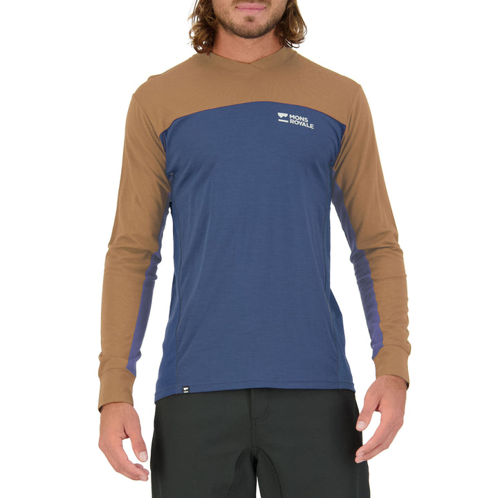 MONS ROYALE Redwood Enduro VLS Jersey Toffee / Dark Denim