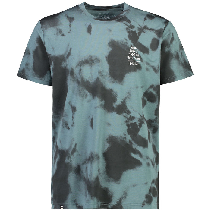 MONS ROYALE Icon T-Shirt Sage Tie Dye