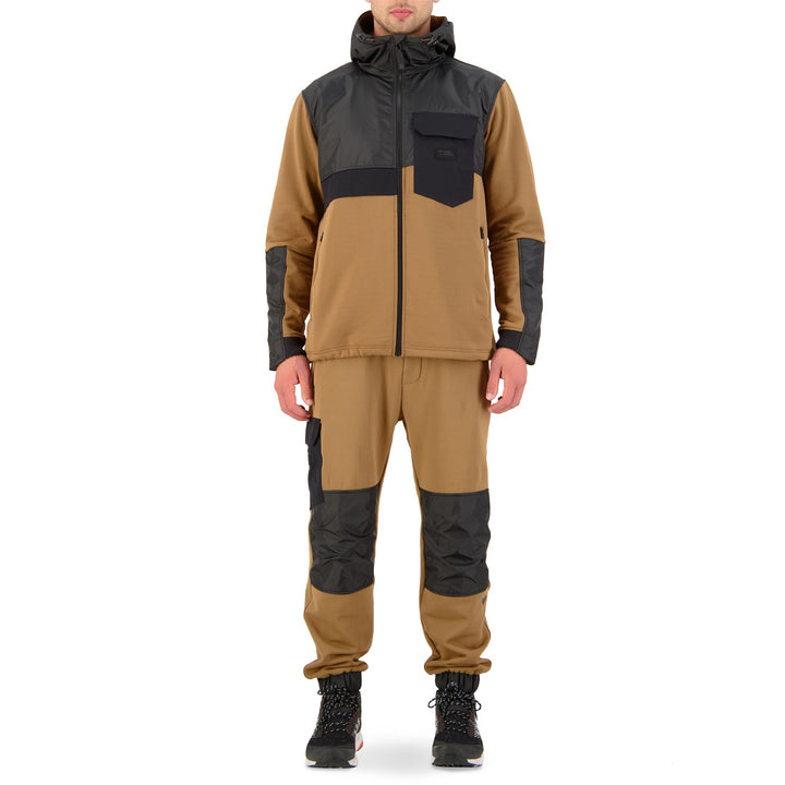 MONS ROYALE Decade Mid Hoodie - Men's Toffee