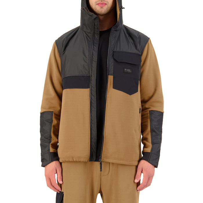 MONS ROYALE Decade Mid Hoodie - Men's Toffee